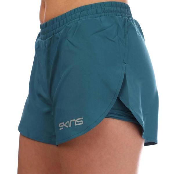 Skins Womens/Ladies Series-3 Superpose Running Shorts - Teal - 