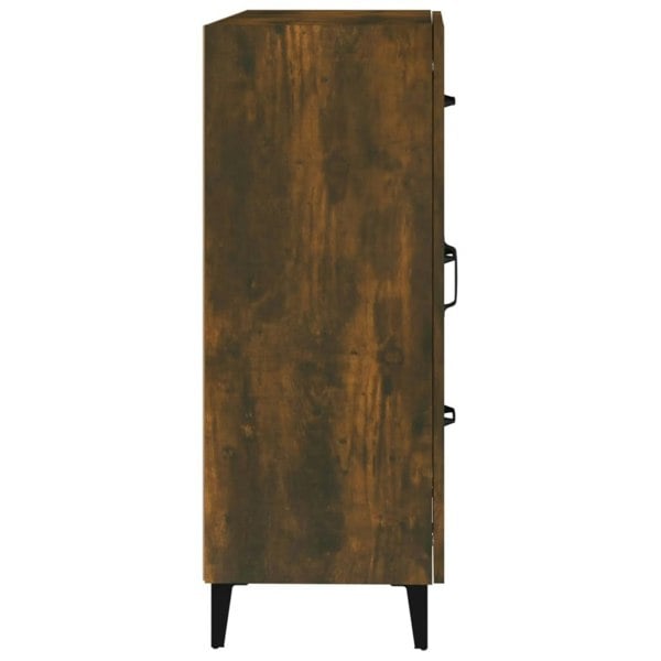 Berkfield Sideboard Smoked Oak 69.5x34x90 cm Engineered Wood