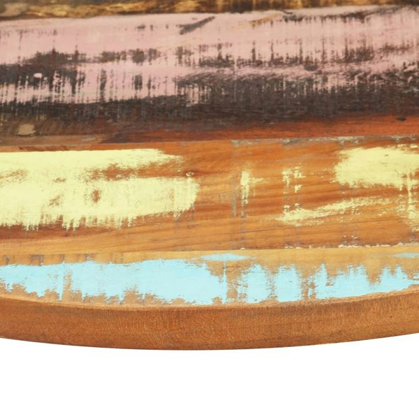 Berkfield Round Table Top 50 cm 25-27 mm Solid Reclaimed Wood