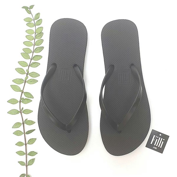 Filli London Naked Comfort Flip Flops - Black