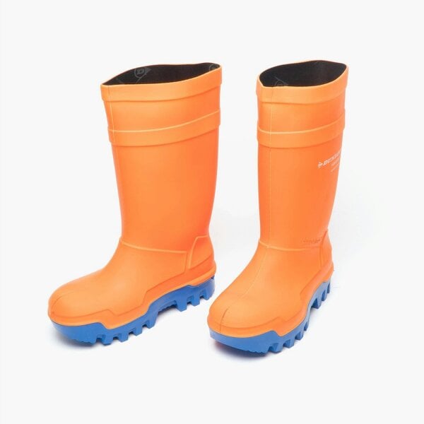 Dunlop PUROFORT Safety Wellington Boots   in  Orange