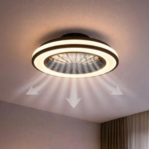 Milagro Blast 24W LED + 15W fan lamp with Remote Control