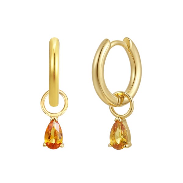 Gold Trip November Birthstone Earring Charm