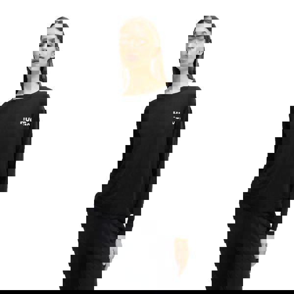 Hugo Womens/Ladies Unite Long-Sleeved Pyjama Top - Black - 