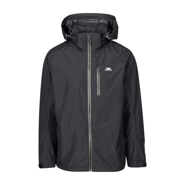 Trespass Mens Hinderclay TP75 Waterproof Jacket - Black - 