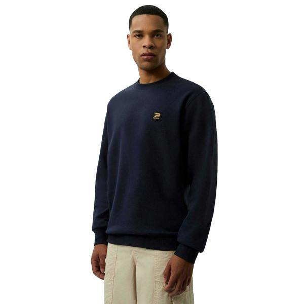 Patrick Mens Oscar Crew Neck Sweatshirt - Navy - 
