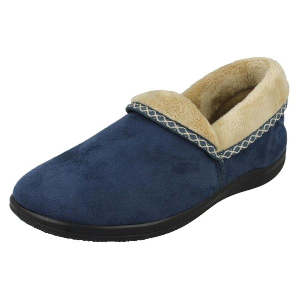 Padders Ladies Padders Wide Fitting Slippers - Mellow