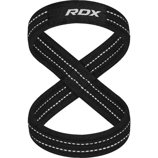 RDX Sports GYM LIFTING COTTON 8 STRAPS WHITE