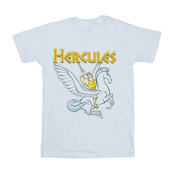 Disney Girls Hercules With Pegasus Cotton T-Shirt - White