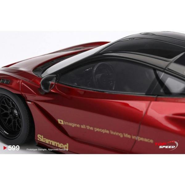 MCSlots McLaren 720S LB Works Gem Red 1:18 Scale Topspeed TS0599