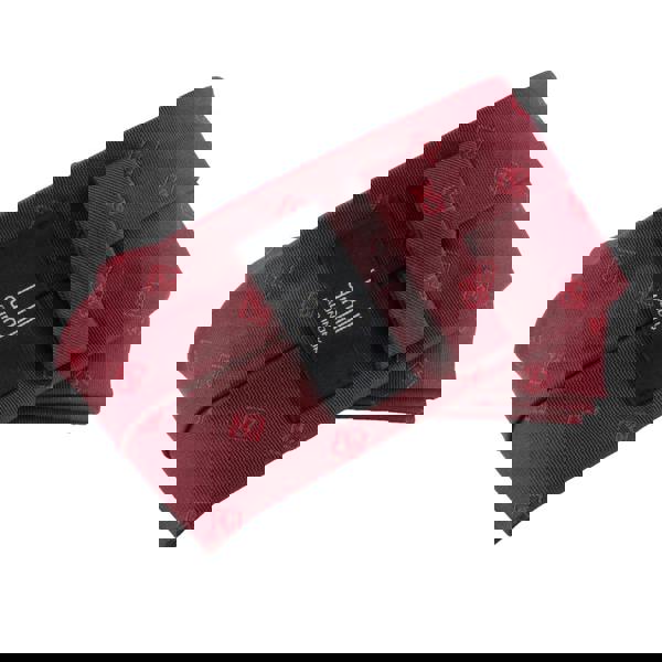 Dunhill silk tie in a repeat monogram pattern