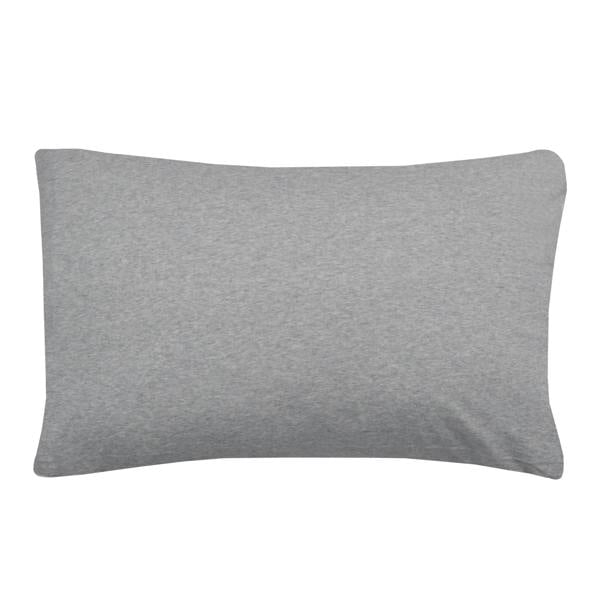 Smart Living Jersey Melange Polycotton Fitted Bedsheet or Pillowcase - Grey