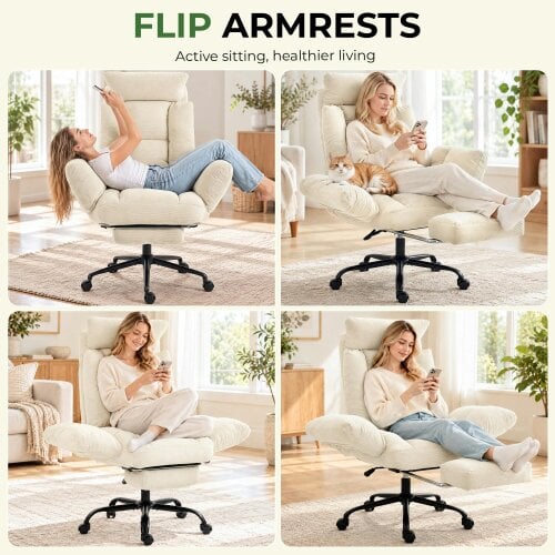 HOMCOM Executive Office Chair Height Adjustable