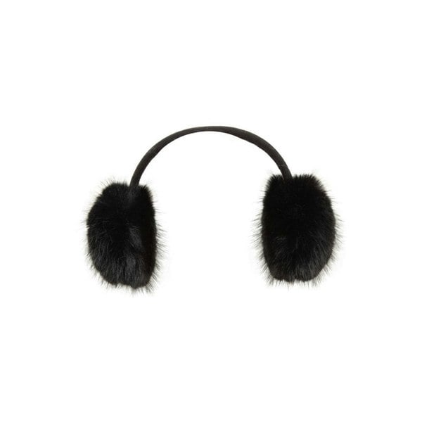 Mountain Warehouse Faux Fur Earmuffs - Black
