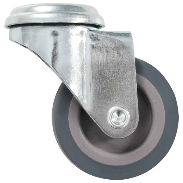 Berkfield 12 pcs Bolt Hole Swivel Casters 50 mm