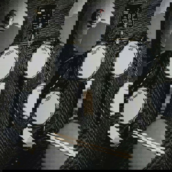 Axus AXK4 Electronic Drum Kit with Stool, Headphones and Sticks