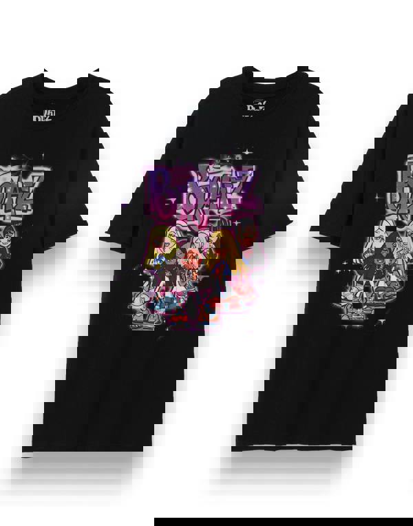 Bratz Womens Black Group Short Sleeved T-Shirt