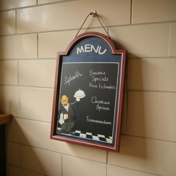 60X40CM WAITER MENU BLACKBOARD