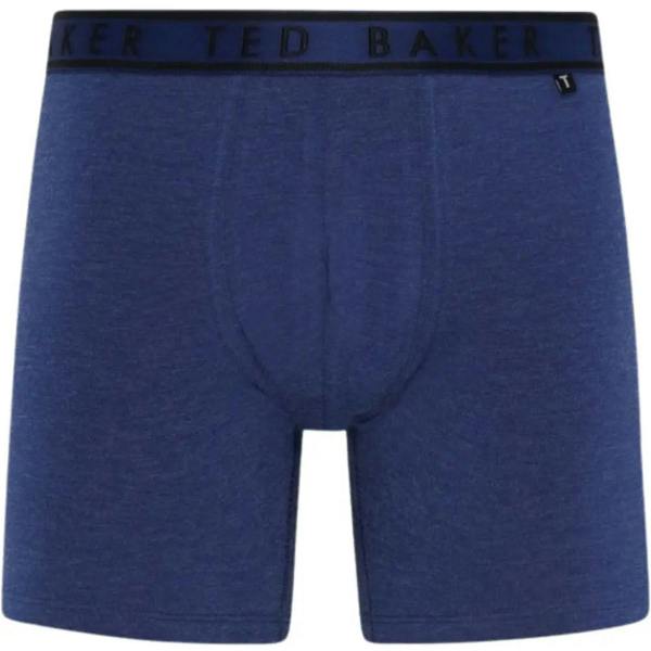 Ted Baker 3-Pack Geo Print Boxer Briefs, Blue/Navy