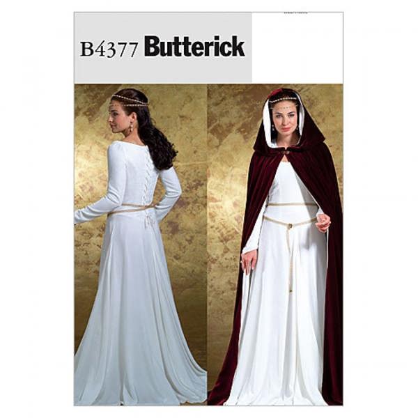 Butterick Sewing Pattern 4377, Costumes for Women, 6-8-10-12 - Intermediate