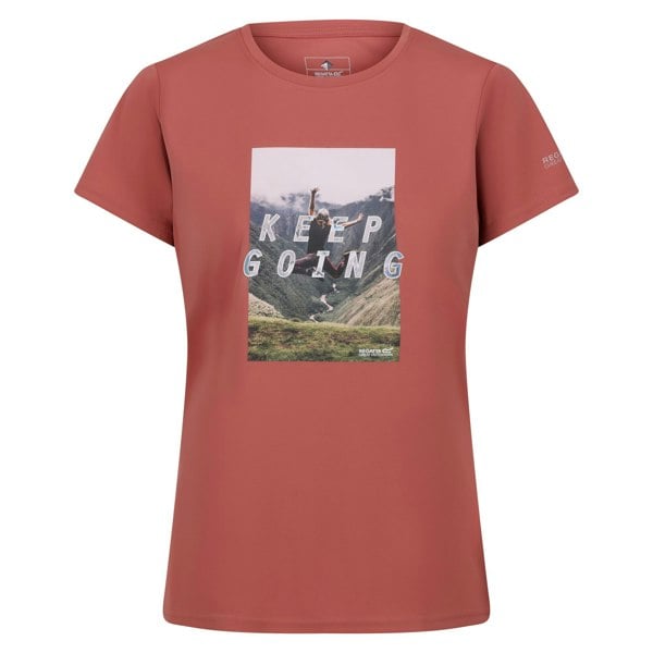 Regatta Womens/Ladies Fingal VII Keep Going T-Shirt - Terracotta