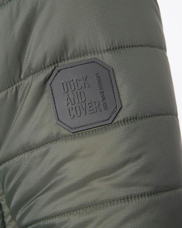 Duck and Cover Carricore Padded Jacket Dark Olive