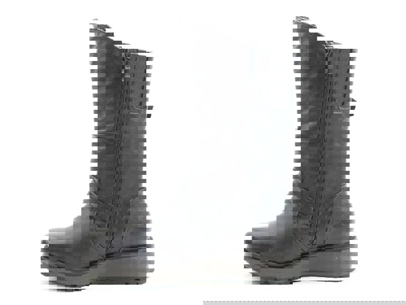 Heavenly Feet HANNAH4 Womens Mid Calf Boots Navy