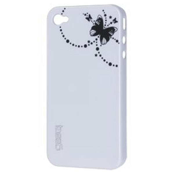 Gear9 Gear4 White Thin Ice iPhone 4 Protective Case with Butterfly Design