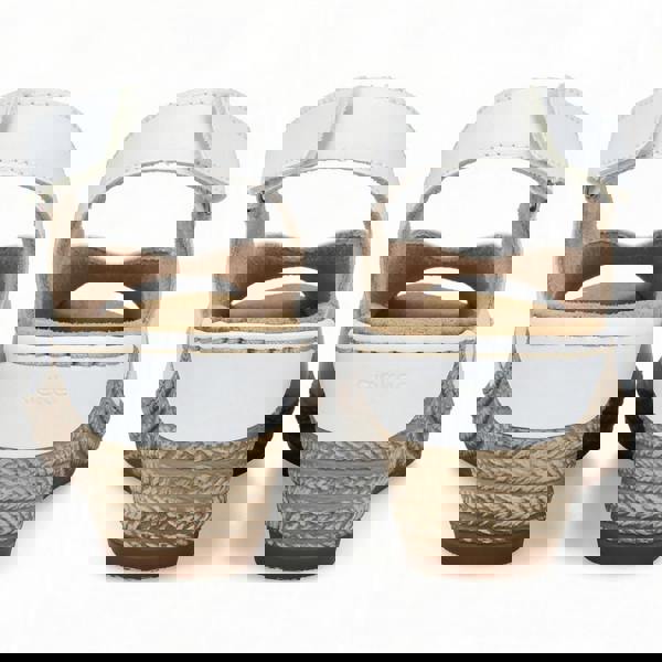 Rieker Rieker 62462-80 Womens Slingback Sandals White