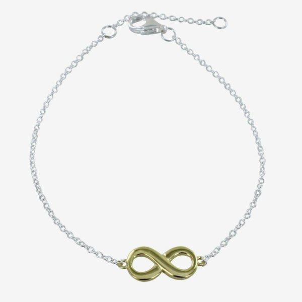 Infinity Sterling Silver Adjustable Bracelet - Reeves & Reeves