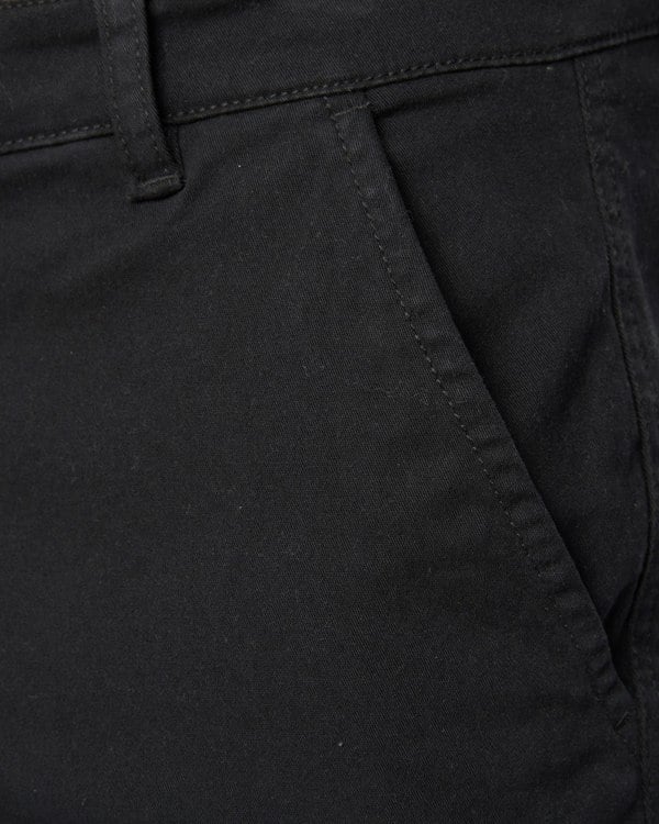 Crosshatch Sinwood Chino Shorts Black