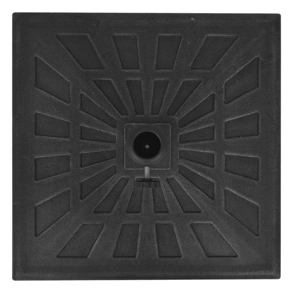 Berkfield Parasol Base Resin Square Black 19 kg