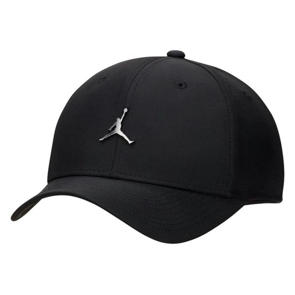 Nike Air Jordan Rise Metal Logo Woven Baseball Cap - Black - 
