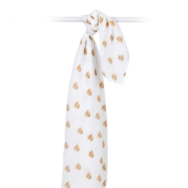 Lulujo - Muslin Swaddle - Highland Cows