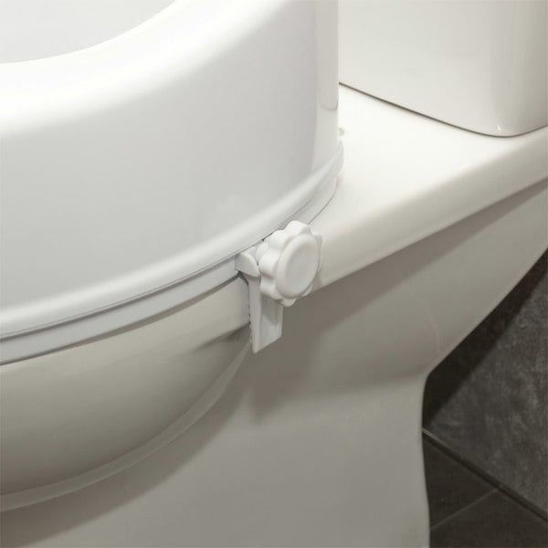 Aidapt 4 Inch Raised Toilet Seat No Lid