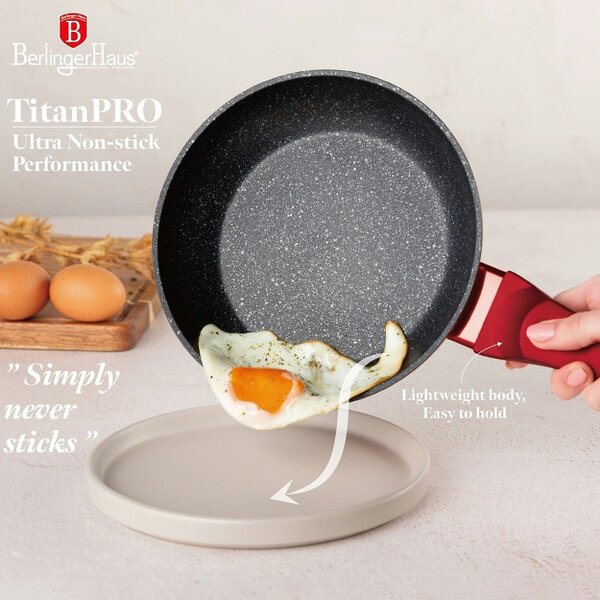 Berlinger Haus 6-Piece Frying Pan Set Berlinger Haus BH/6189 Burgundy Collection