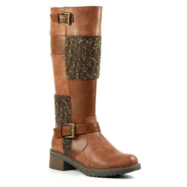 Lunar Womens/Ladies Wargate Long Boots - Brown