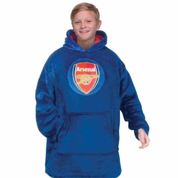 Arsenal FC Kids Oversized Hoodie 6 - 10 Years, Clothing, Sports, Gift
