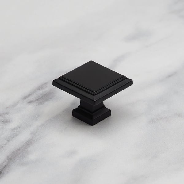 Matt Black Square Knob & Handle