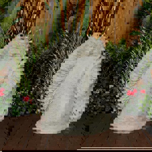 Large Stone Cast Stallion Horse Head Garden Statue