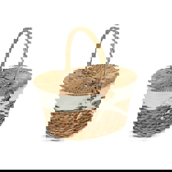 Wicker Picnic Baket with Lining