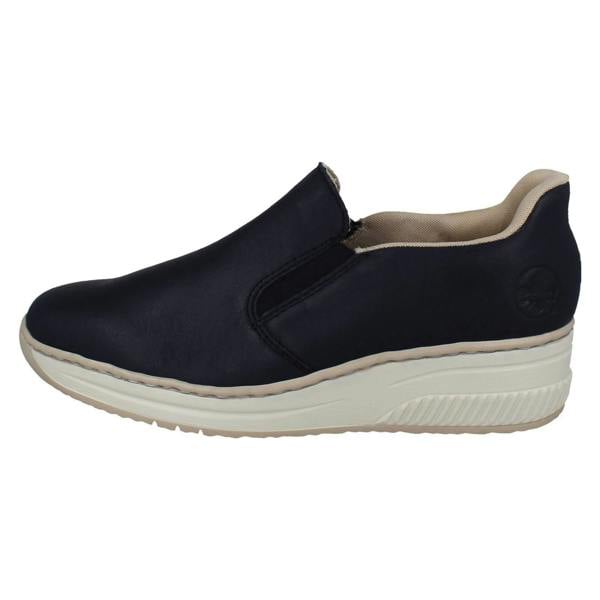 Rieker Ladies Rieker Wedge Sole Casual Shoes 48761