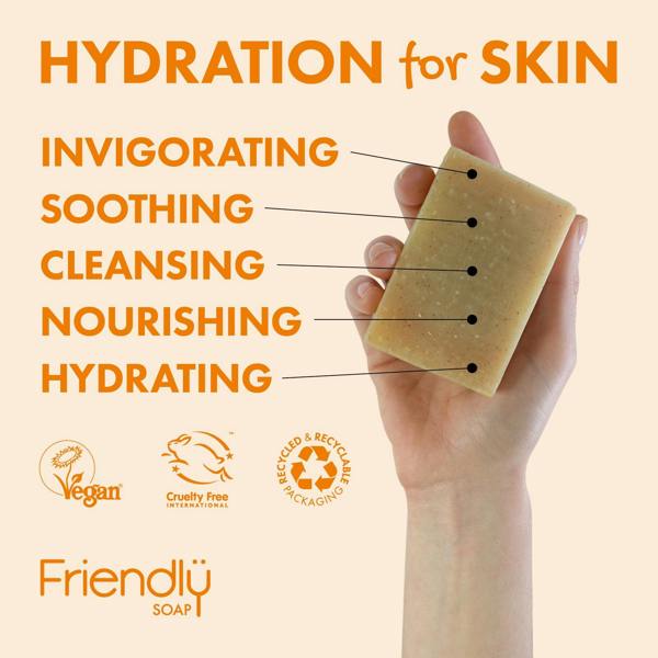 Friendly Soap 3 Pack - Natural Soap - Orange & Grapefruit
