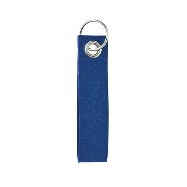MidOcean Suora RPET Felt Keyring - Royal Blue - 