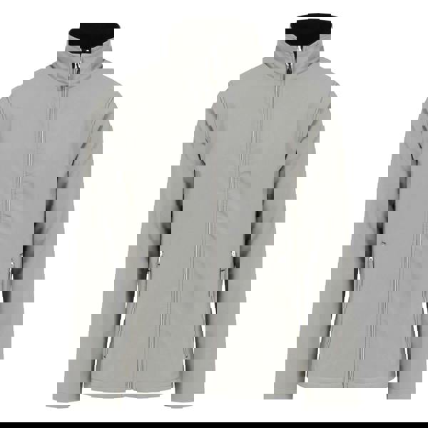 Regatta Professional Mens Plain Double Layered Soft Shell Jacket - Mineral Grey/Black - 