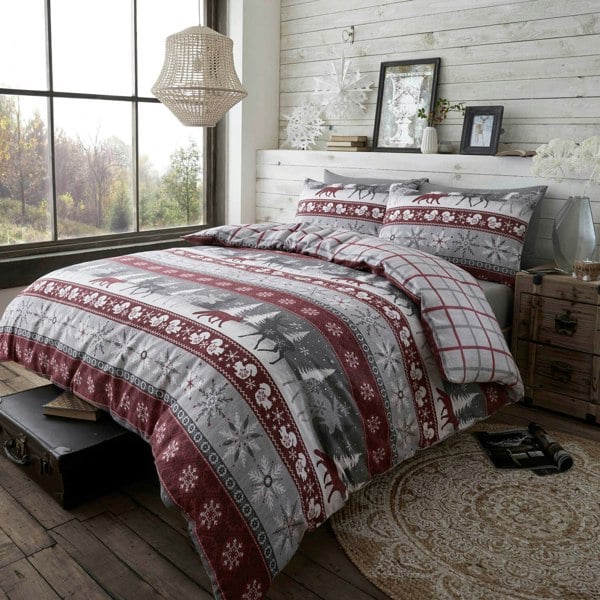 Warm Alaska Brushed Cotton Bedding - Happy Linen Company