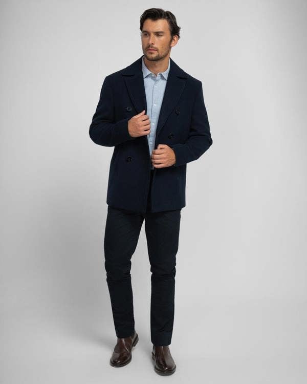 Steel & Jelly Pennington - Double-Breasted Peacoat