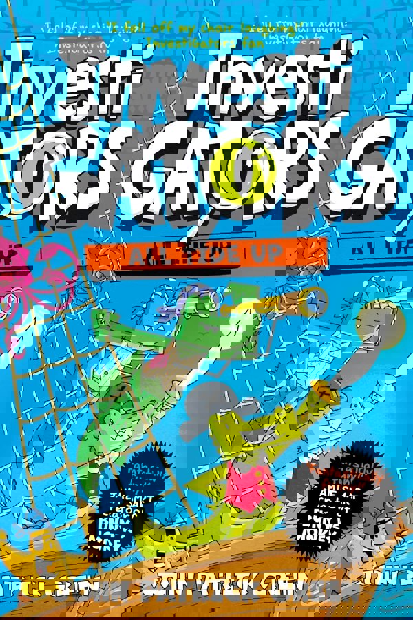 InvestiGators Series by John Patrick Green Books 6-9 4 Books Set (All Tide Up, Heist and Seek, Class Action, [HB] Case Files)