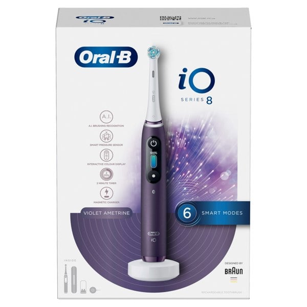 Oral-B iO 8 Electric Toothbrush - Violet