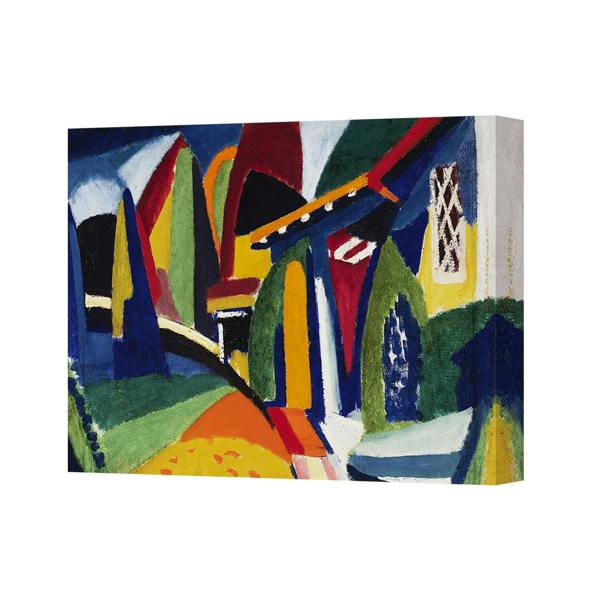 Benjamin Tate Design Abstract Colorful Canvas Wall Art 2203 Modern Home Decor